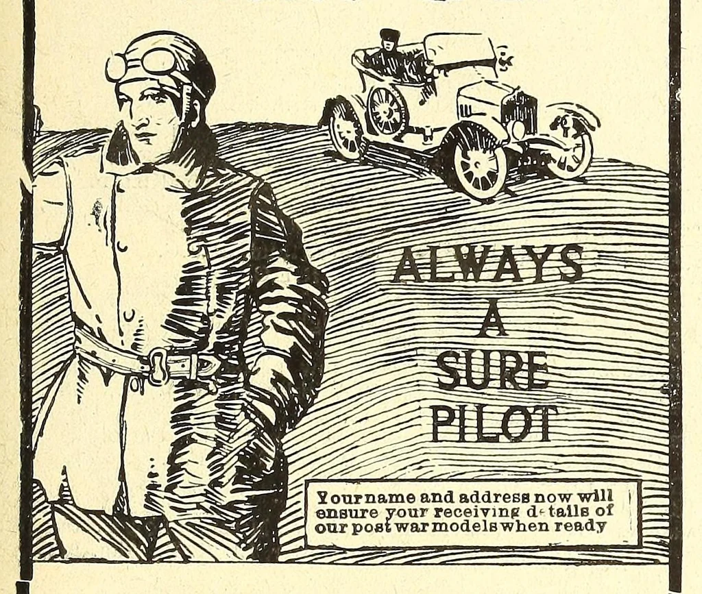 An illustration from The Aeroplane, 1911, leaf 135