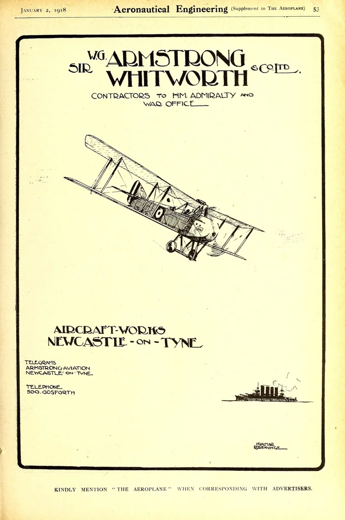 An illustration from The Aeroplane, 1911, leaf 75