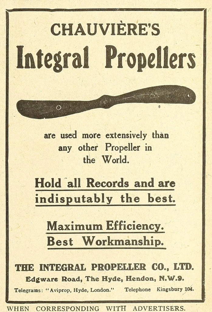 An illustration from The Aeroplane, 1911, leaf 783