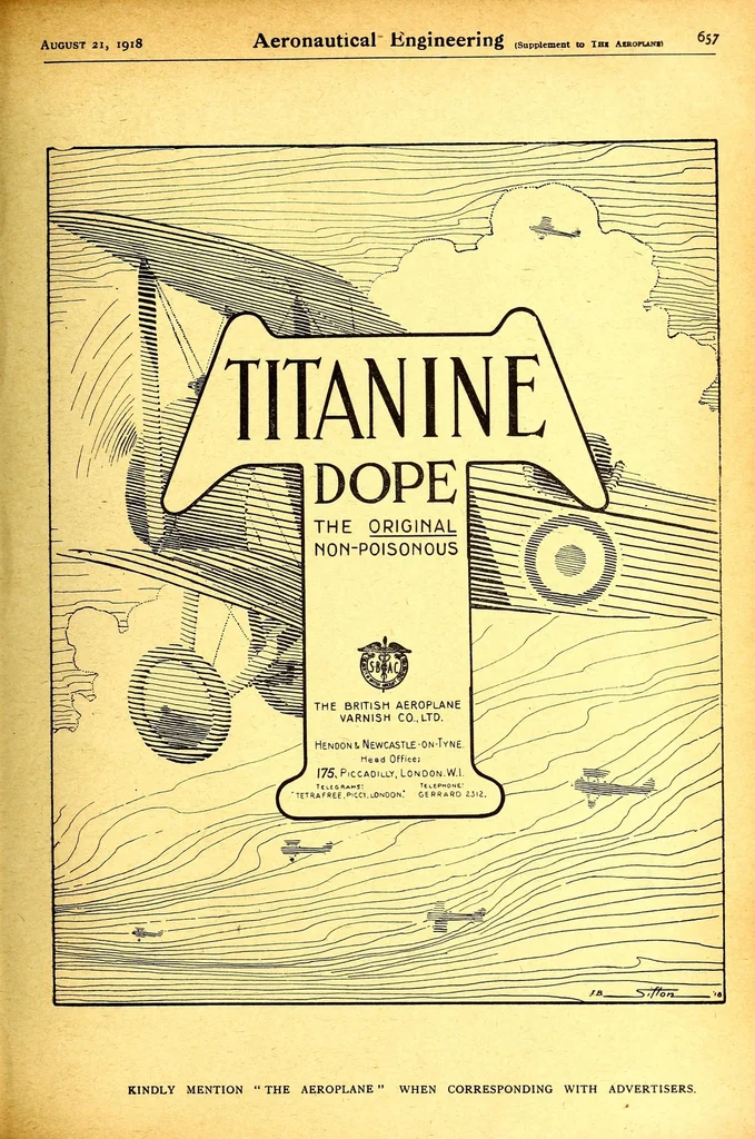 An illustration from The Aeroplane, 1911, leaf 697