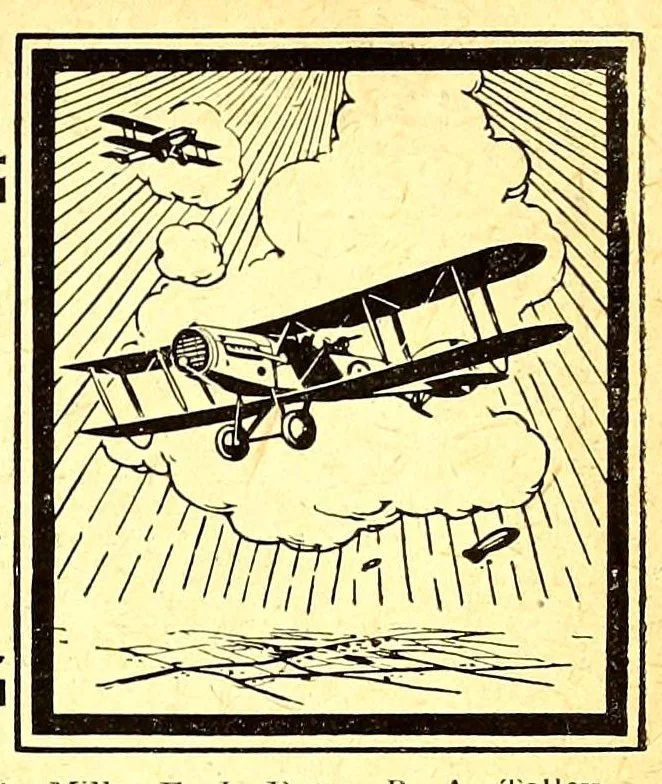 An illustration from The Aeroplane, 1911, leaf 875