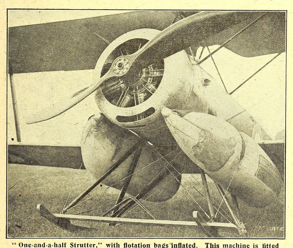 An illustration from The Aeroplane, 1911, leaf 833