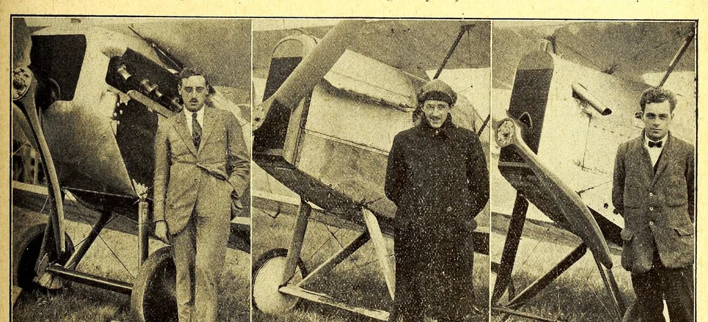 An illustration from The Aeroplane, 1911, leaf 263