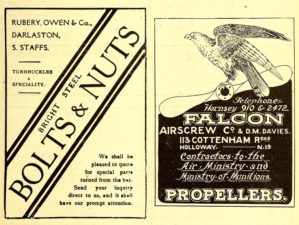 An illustration from The Aeroplane, 1911, leaf 205
