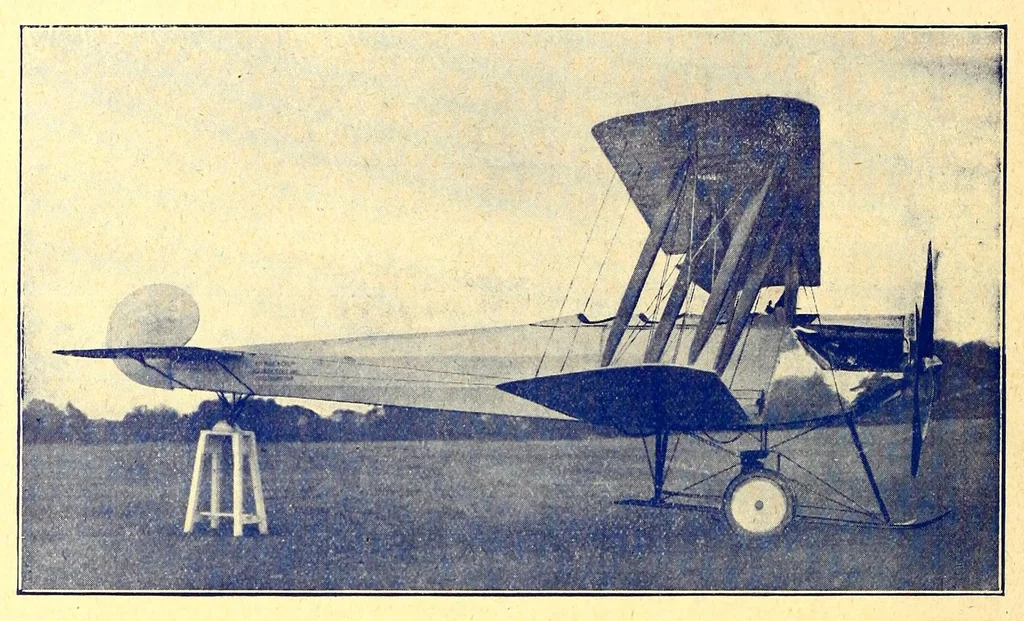 An illustration from The Aeroplane, 1911, leaf 378