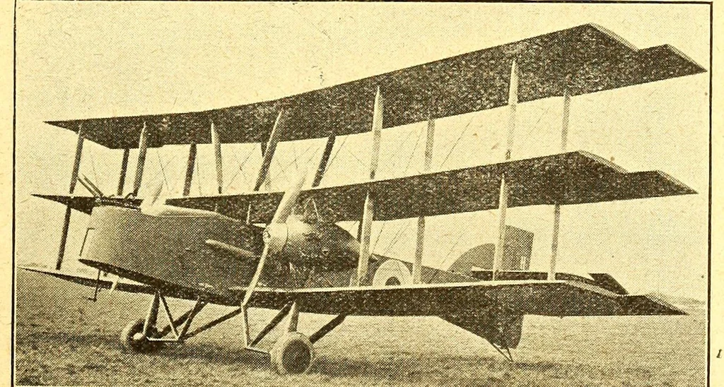 An illustration from The Aeroplane, 1911, leaf 423