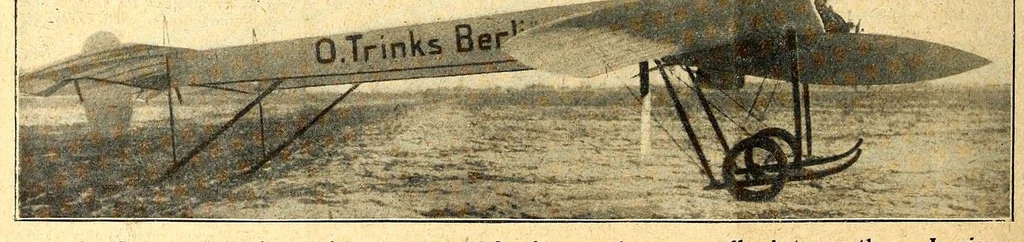 An illustration from The Aeroplane, 1911, leaf 110
