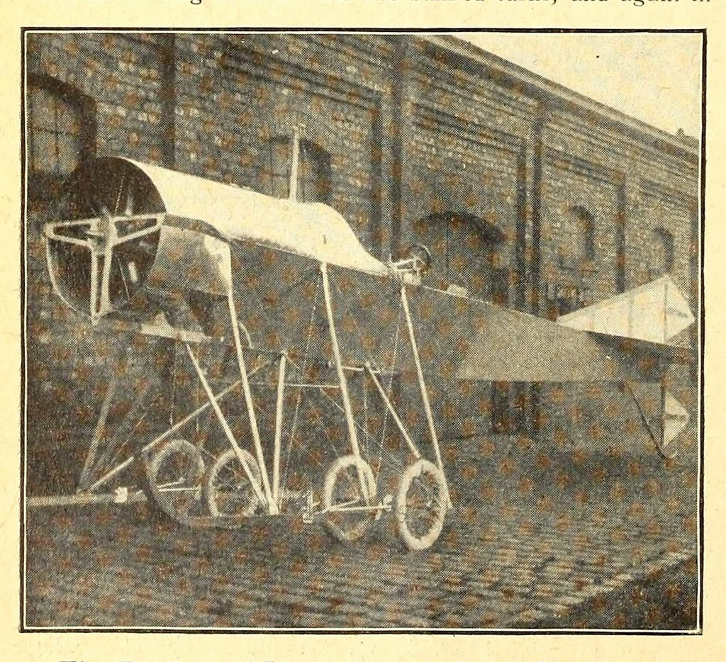 An illustration from The Aeroplane, 1911, leaf 22