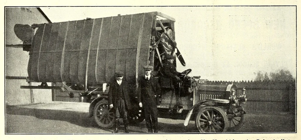 An illustration from The Aeroplane, 1911, leaf 278