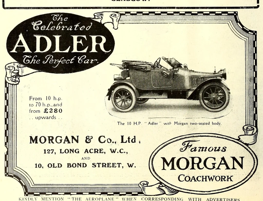 An illustration from The Aeroplane, 1911, leaf 424