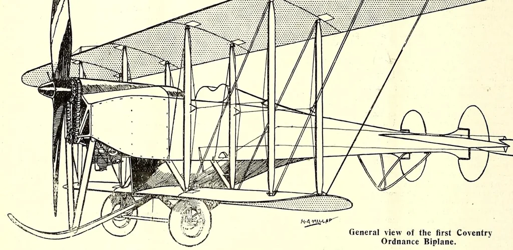 An illustration from The Aeroplane, 1911, leaf 462