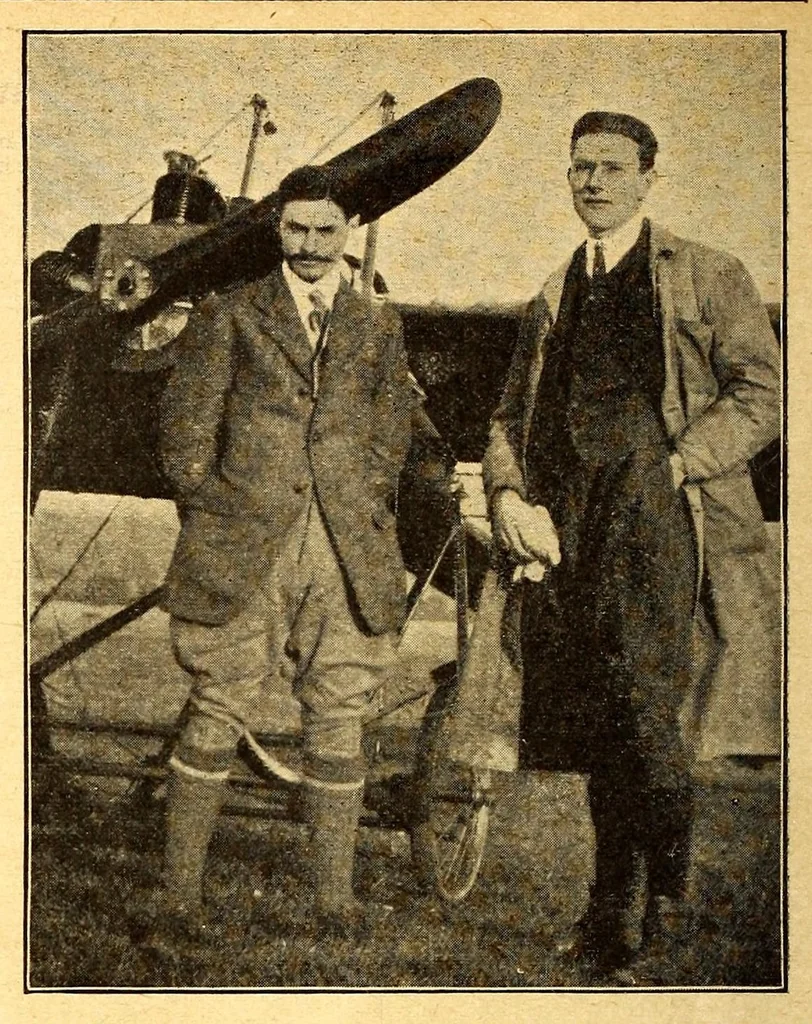An illustration from The Aeroplane, 1911, leaf 68