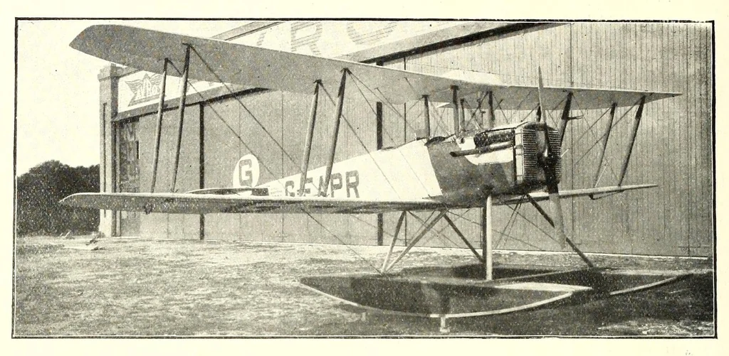 An illustration from The Aeroplane, 1911, leaf 100