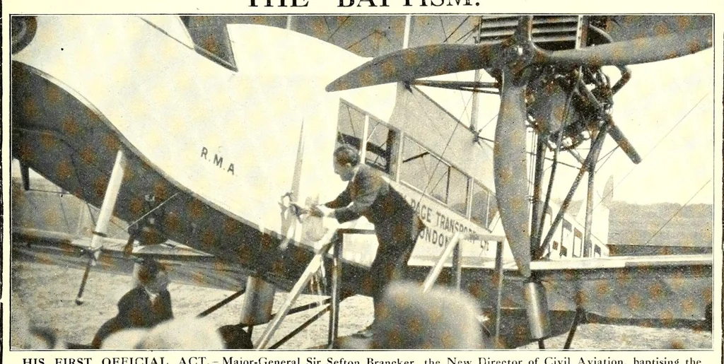 An illustration from The Aeroplane, 1911, leaf 471