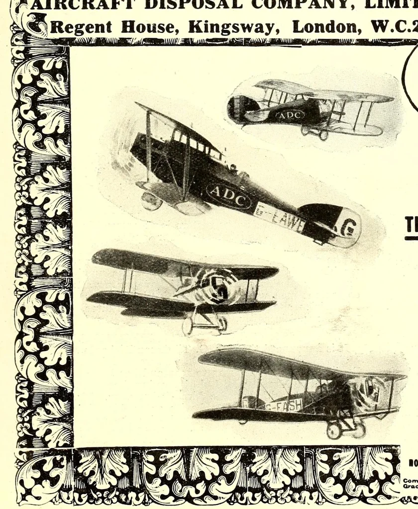 An illustration from The Aeroplane, 1911, leaf 497