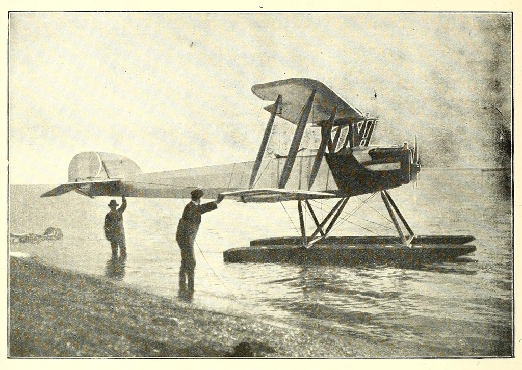 An illustration from The Aeroplane, 1911, leaf 78