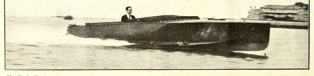 An illustration from The Aeroplane, 1911, leaf 200