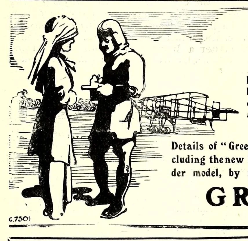 An illustration from The Aeroplane, 1911, leaf 325