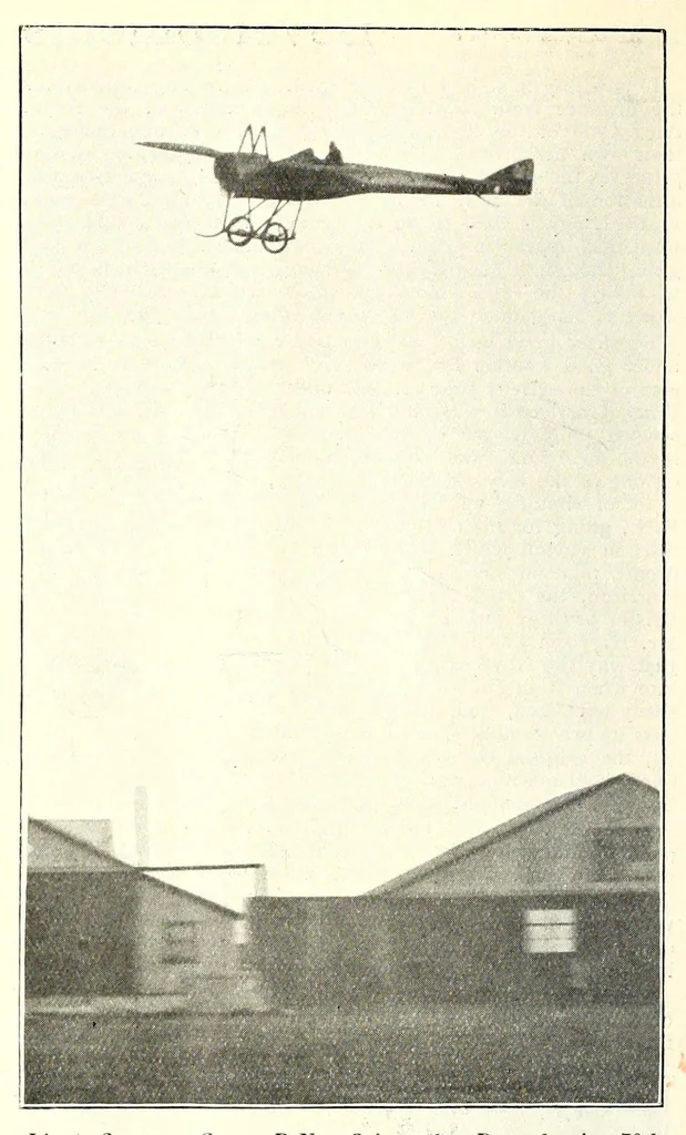 An illustration from The Aeroplane, 1911, leaf 402