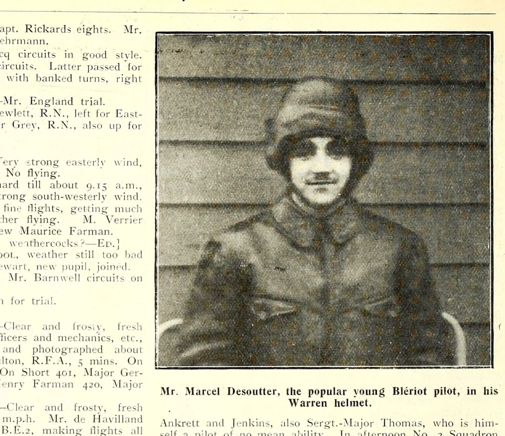 An illustration from The Aeroplane, 1911, leaf 98