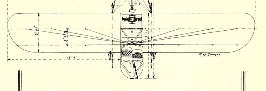 An illustration from The Aeroplane, 1911, leaf 55