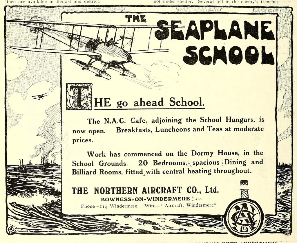 An illustration from The Aeroplane, 1911, leaf 424