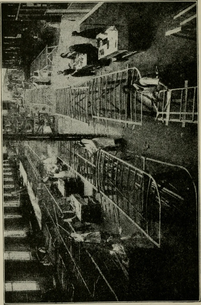 An illustration from Aeroplane construction and operation; including notes on aeroplane design and aerodynamic calculation, materials, etc. A comprehensive illustrated manual of instruction for aeroplane constructors, aviators, aero-mechanics, flight officers and students. Adapted either for schools or home study, 1918, leaf 197