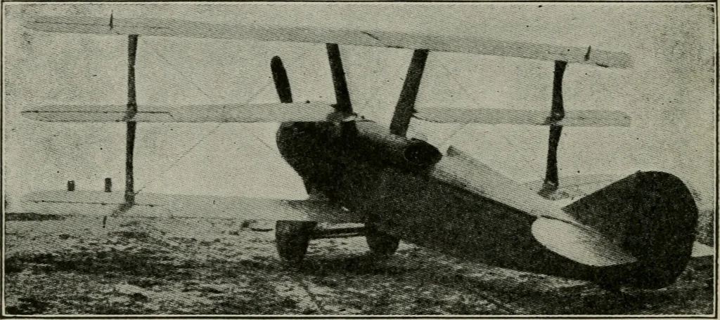 An illustration from Aeroplane construction and operation; including notes on aeroplane design and aerodynamic calculation, materials, etc. A comprehensive illustrated manual of instruction for aeroplane constructors, aviators, aero-mechanics, flight officers and students. Adapted either for schools or home study, 1918, leaf 27