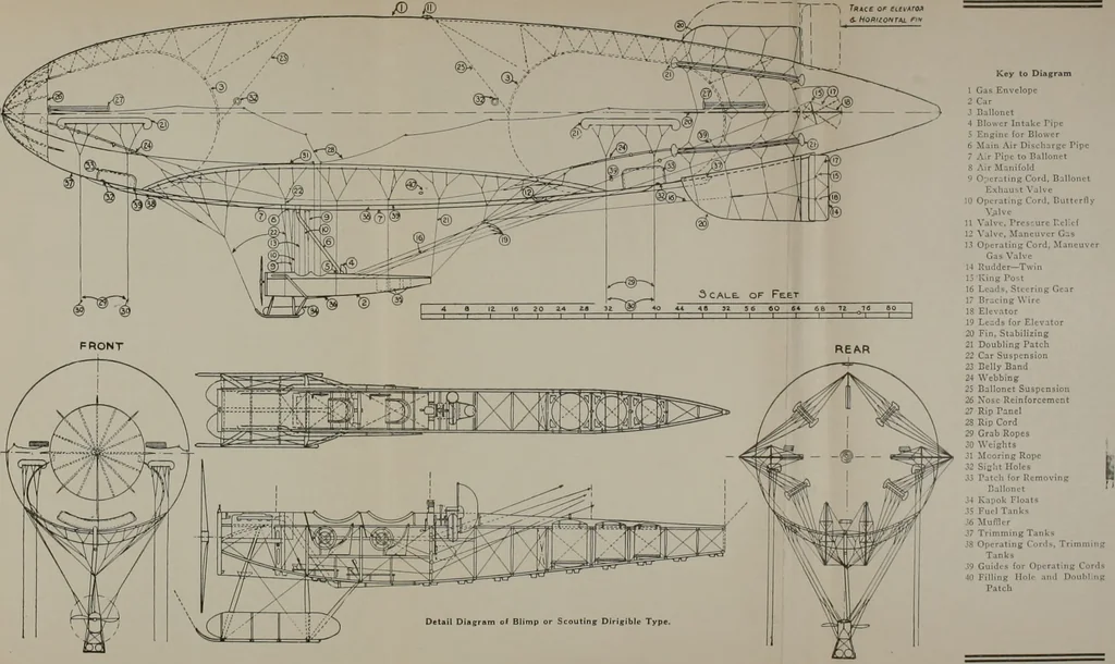 An illustration from Aeroplane construction and operation; including notes on aeroplane design and aerodynamic calculation, materials, etc. A comprehensive illustrated manual of instruction for aeroplane constructors, aviators, aero-mechanics, flight officers and students. Adapted either for schools or home study, 1918, leaf 427