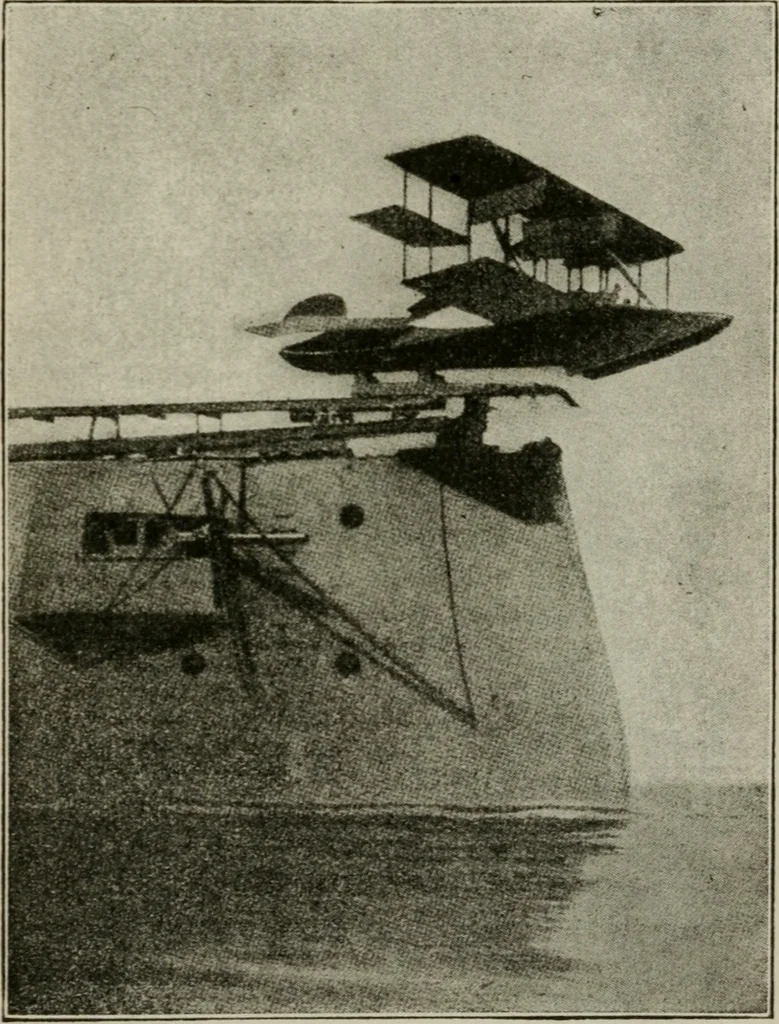 An illustration from Aeroplane construction and operation; including notes on aeroplane design and aerodynamic calculation, materials, etc. A comprehensive illustrated manual of instruction for aeroplane constructors, aviators, aero-mechanics, flight officers and students. Adapted either for schools or home study, 1918, leaf 438