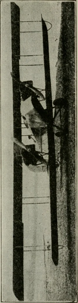 An illustration from Aeroplane construction and operation; including notes on aeroplane design and aerodynamic calculation, materials, etc. A comprehensive illustrated manual of instruction for aeroplane constructors, aviators, aero-mechanics, flight officers and students. Adapted either for schools or home study, 1918, leaf 50