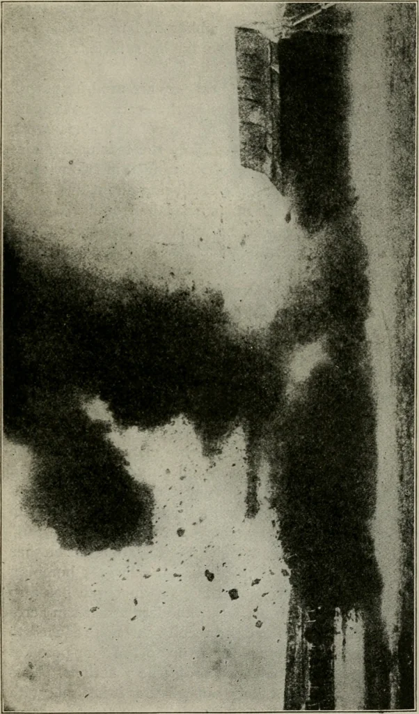 An illustration from Aeroplane construction and operation; including notes on aeroplane design and aerodynamic calculation, materials, etc. A comprehensive illustrated manual of instruction for aeroplane constructors, aviators, aero-mechanics, flight officers and students. Adapted either for schools or home study, 1918, leaf 58