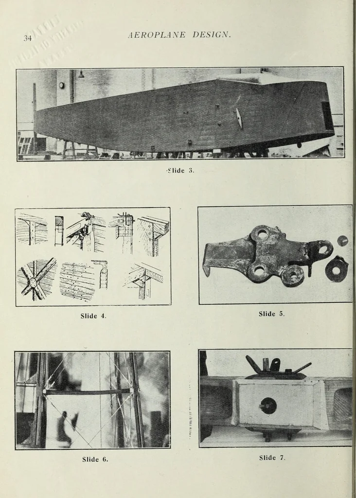 An illustration from Aeroplane design : a paper, 1922, leaf 38