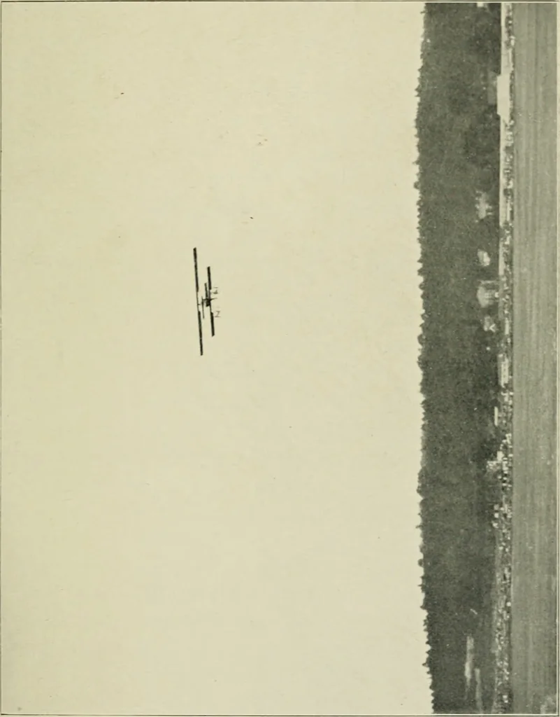 An illustration from The aeroplane in war, 1912, leaf 146