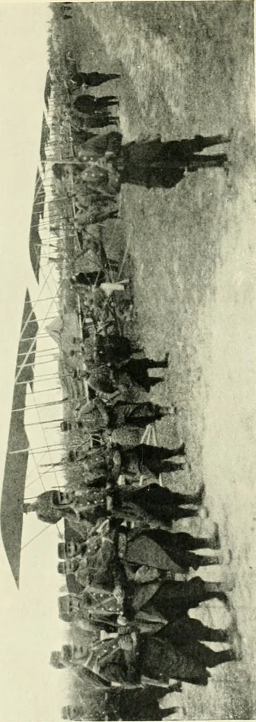 An illustration from Aëroplanes and dirigibles of war, 1915, leaf 120