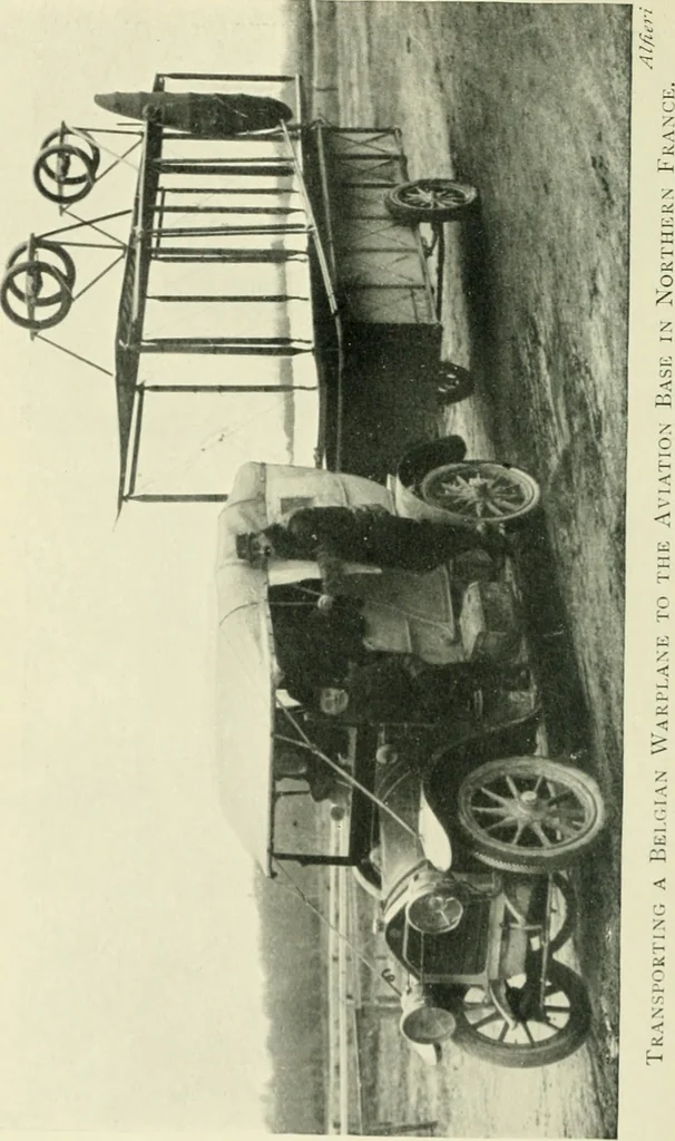 An illustration from Aëroplanes and dirigibles of war, 1915, leaf 211