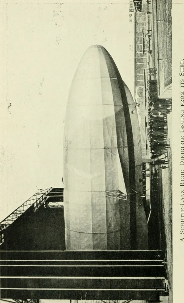 An illustration from Aëroplanes and dirigibles of war, 1915, leaf 51