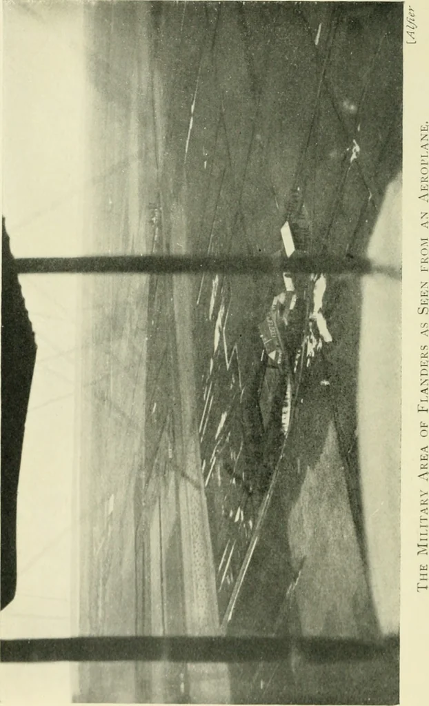 An illustration from Aëroplanes and dirigibles of war, 1915, leaf 9