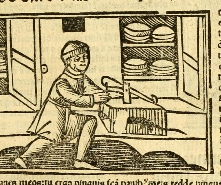 An illustration from Aesopi fabvlae cvm vvlgari interpretatione : et figuris nouissime omni cura, & diligentia emendatae, 1557, leaf 51