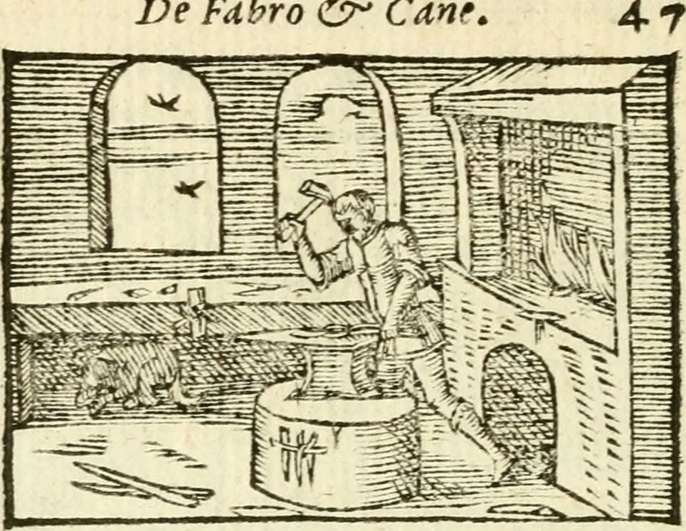 An illustration from Aesopi Phrigis Et Aliorvm Fabvlae. : Elegantissimis Iconibus illustratæ, & diligentius quàm antehac emendatæ, 1554, leaf 273