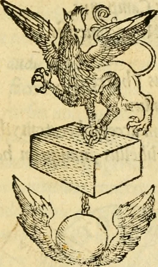 An illustration from Aesopi Phrygis et aliorum fabulae : quorum nomina sequenti pagella uidere licet : accessit huic editioni alterum Laurentij Abstemij Hecatomythium, hoc est, centum fabularum libellus alter, nunq[ue] hactenus in Gallia excusus, 1534, leaf 4