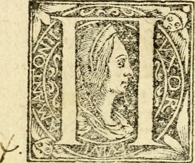 An illustration from Aesopi Phrygis Fabellae Graece et Latine : cum alijs opusculis, quorum index proxima refertur pagella, 1534, leaf 7