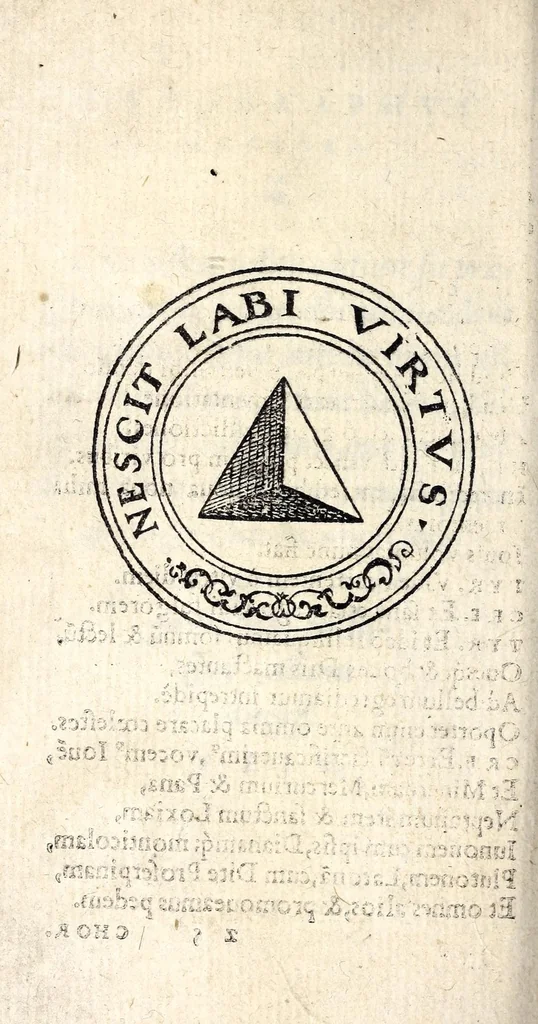 An illustration from Aesopi Phrygis Fabvlae : elegantissimis eiconibus ueras animalium species ad uiuum adumbrantes. Gabriae Graeci Fabellae XXXXIIII. Batrachomyomáchia Homeri, hoc est, Ranarum & murium pugna. Galeōmyomachía, hoc est, Felium & murium pugna, tragoedia graeca : haec omnia cum Latina interpretatione, 1551, leaf 396