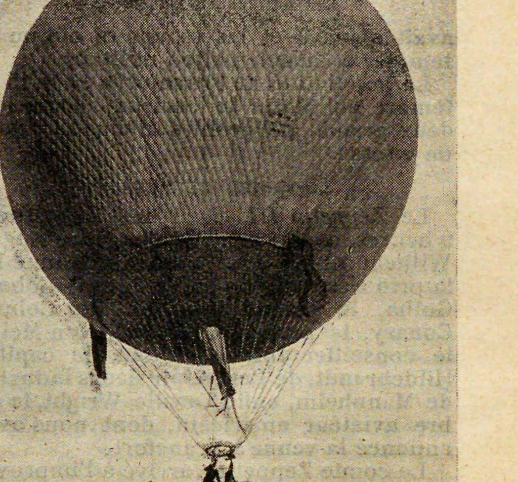 An illustration from L'Aéronaute, 1868, leaf 263
