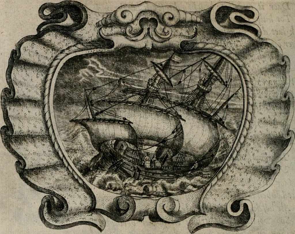 An illustration from Af-Beeldinghe van d'eerste eeuwe der Societeyt Iesu voor ooghen ghestelt door de Duyts-Nederlantsche prouincie der seluer Societeyt, 1640, leaf 101