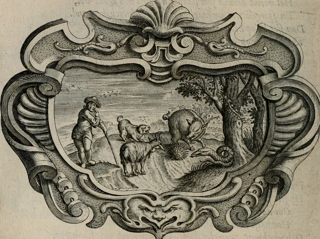 An illustration from Af-Beeldinghe van d'eerste eeuwe der Societeyt Iesu voor ooghen ghestelt door de Duyts-Nederlantsche prouincie der seluer Societeyt, 1640, leaf 127