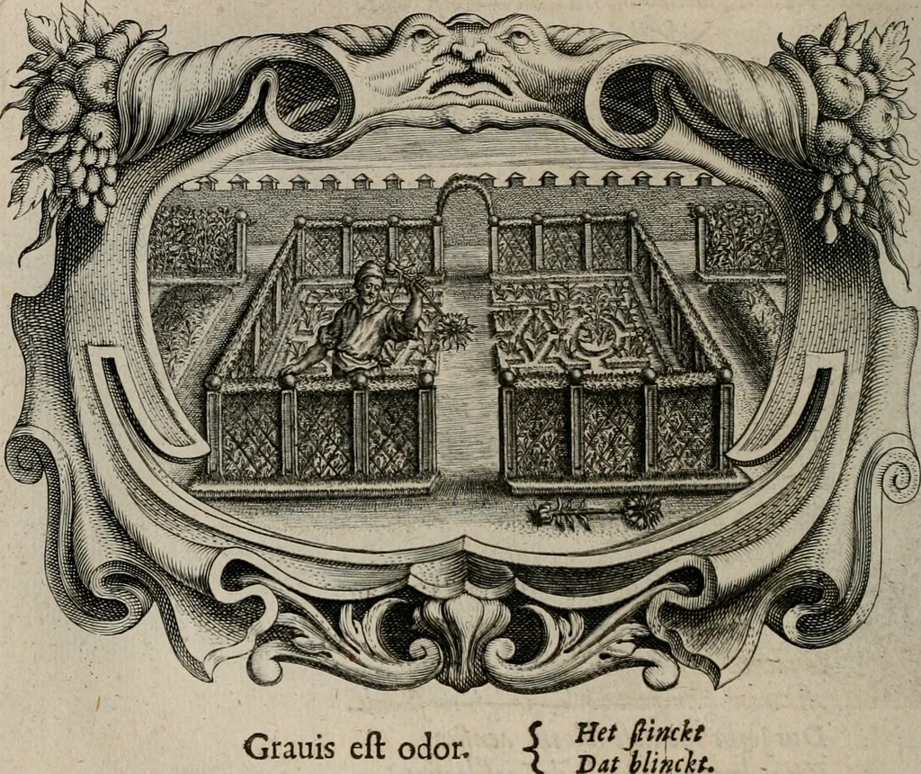 An illustration from Af-Beeldinghe van d'eerste eeuwe der Societeyt Iesu voor ooghen ghestelt door de Duyts-Nederlantsche prouincie der seluer Societeyt, 1640, leaf 137