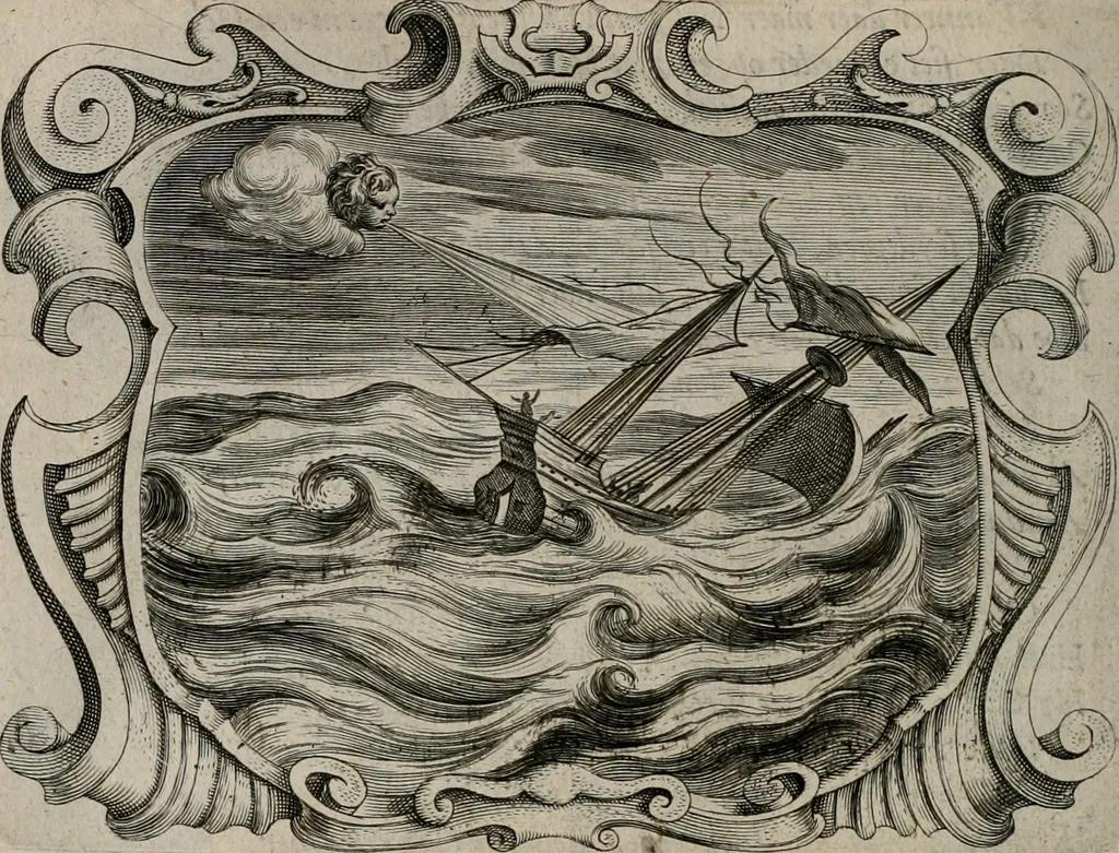 An illustration from Af-Beeldinghe van d'eerste eeuwe der Societeyt Iesu voor ooghen ghestelt door de Duyts-Nederlantsche prouincie der seluer Societeyt, 1640, leaf 141