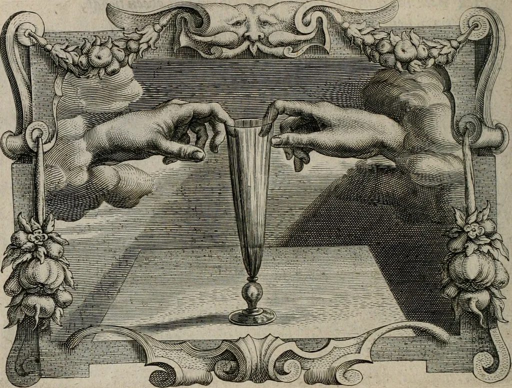 An illustration from Af-Beeldinghe van d'eerste eeuwe der Societeyt Iesu voor ooghen ghestelt door de Duyts-Nederlantsche prouincie der seluer Societeyt, 1640, leaf 143