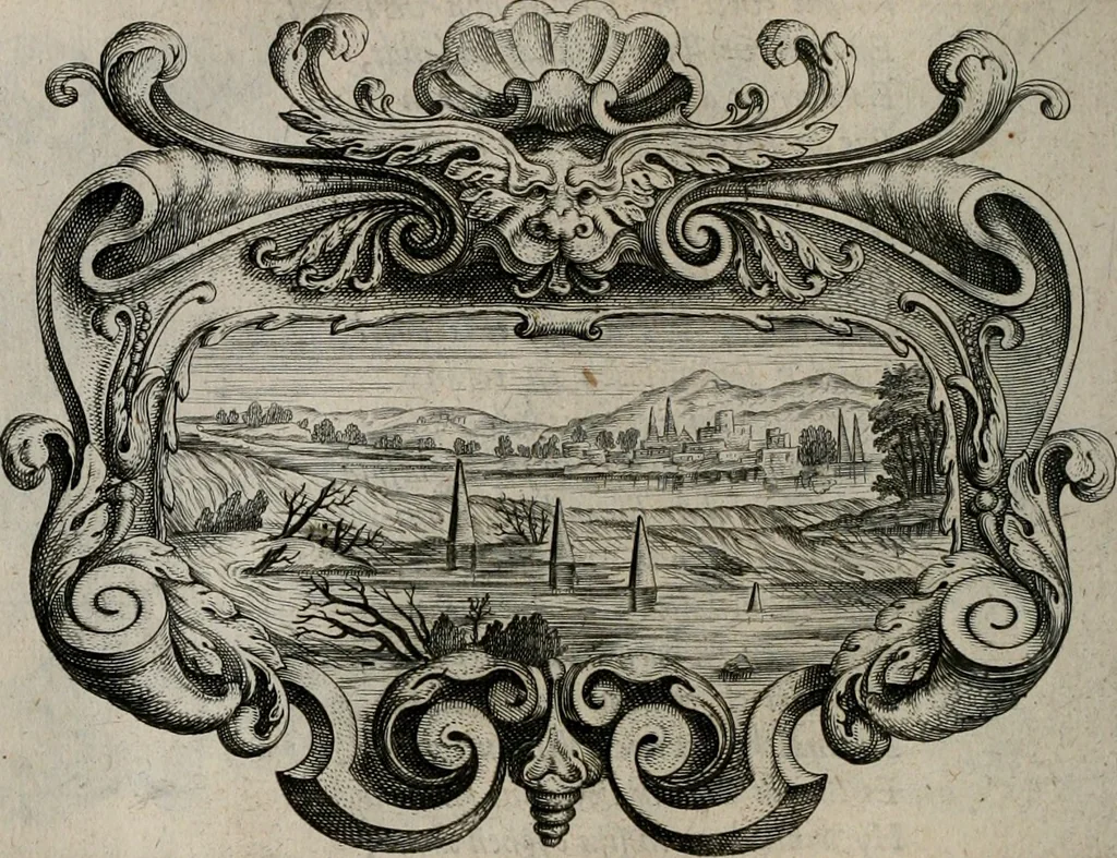 An illustration from Af-Beeldinghe van d'eerste eeuwe der Societeyt Iesu voor ooghen ghestelt door de Duyts-Nederlantsche prouincie der seluer Societeyt, 1640, leaf 149